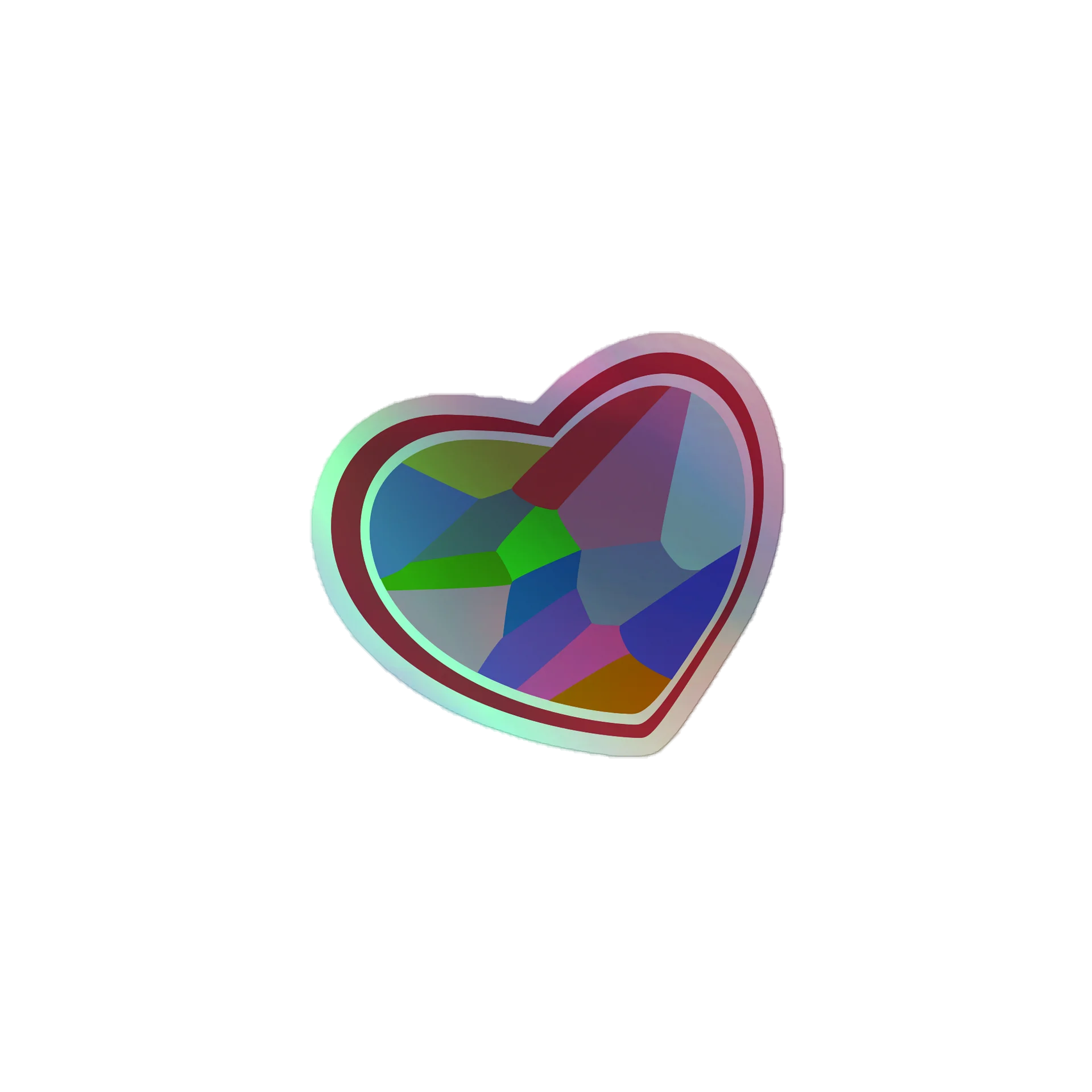 Holographic Voronoi Sticker product image (1)