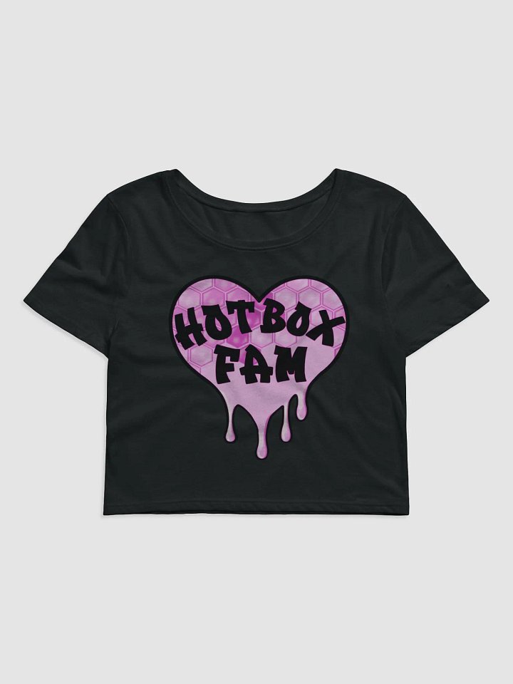 HOT BOX FAM PINK LOGO CROP TOP product image (1)