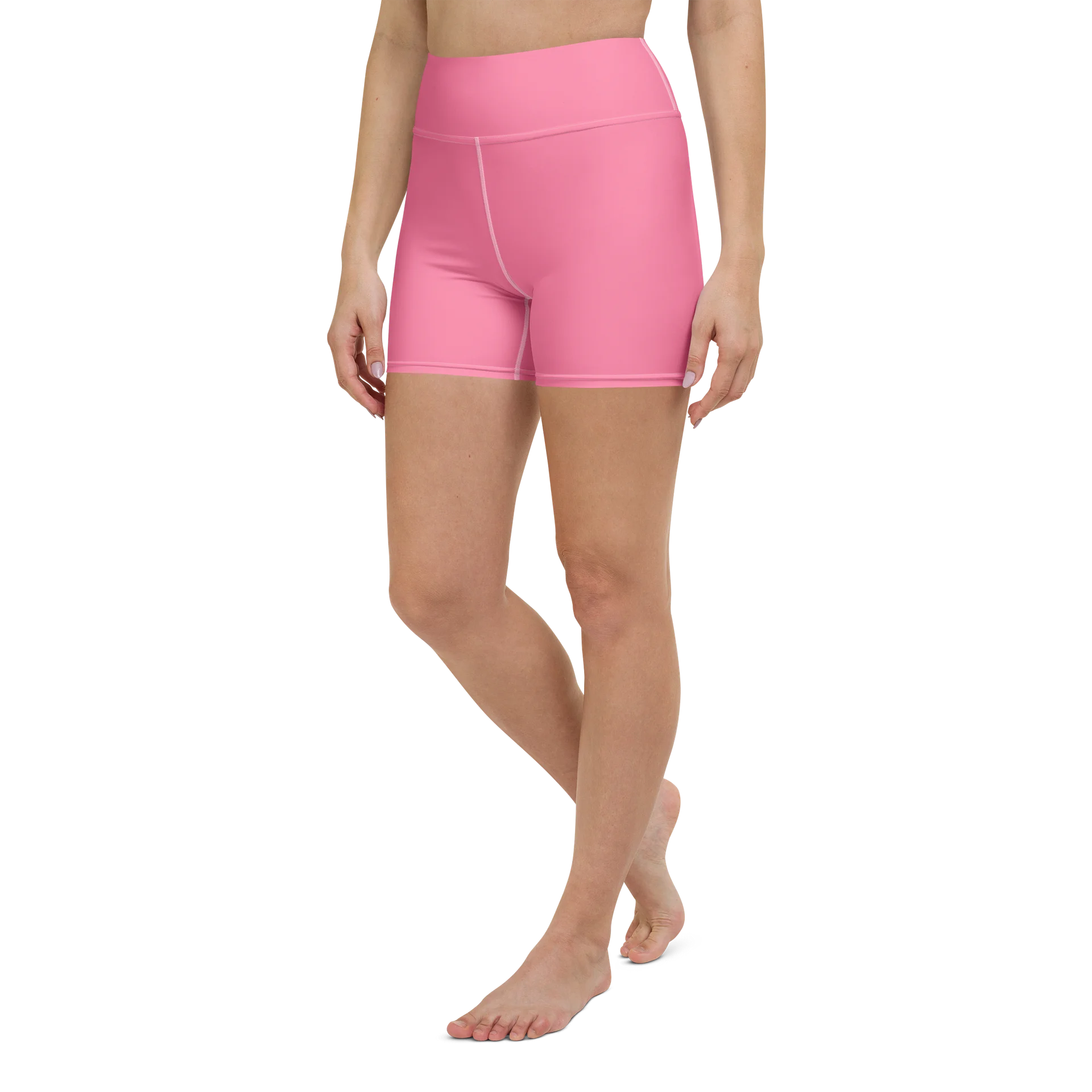 His House Womens Yoga Shorts - Pink product image (5)