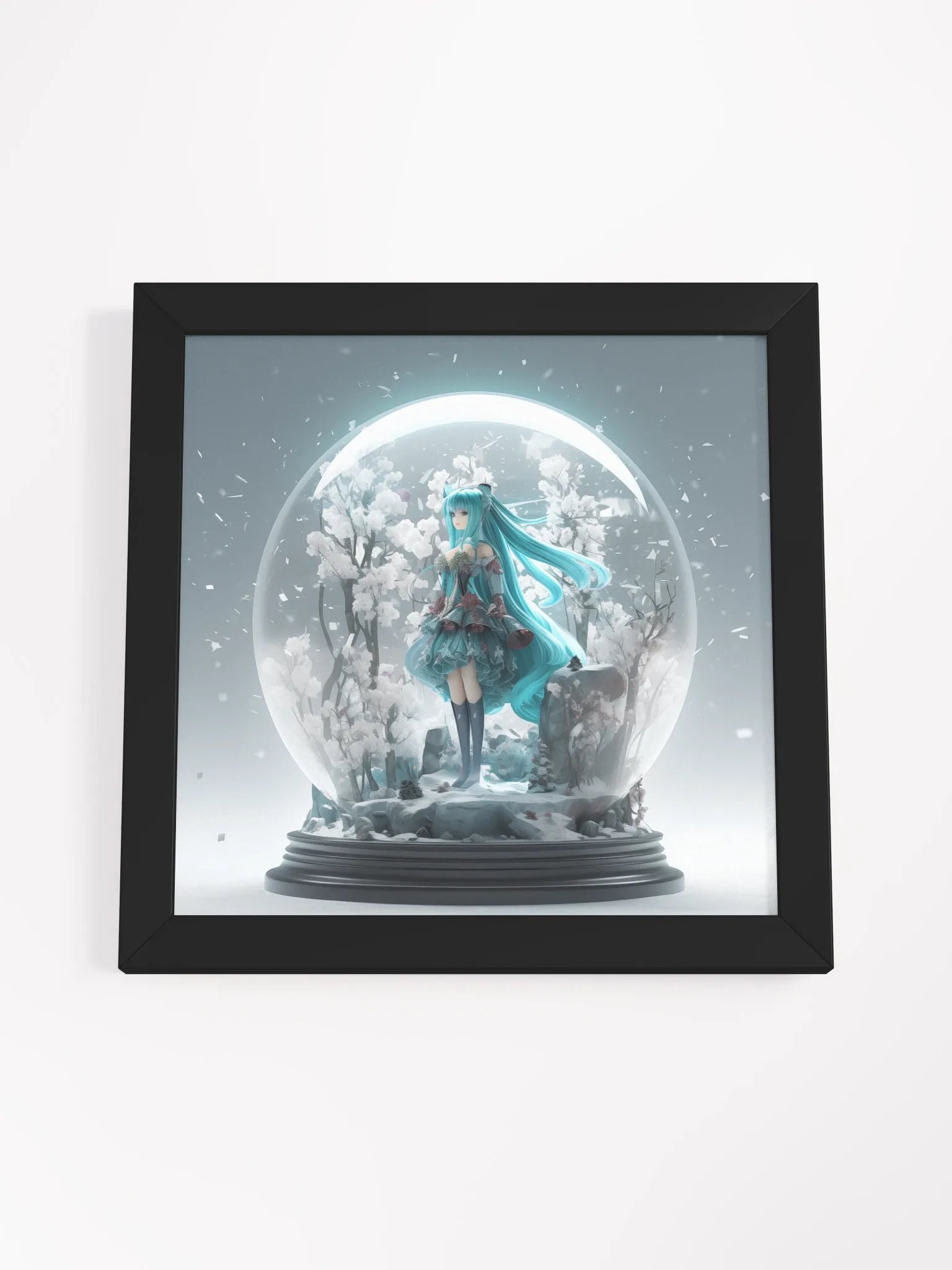 "Hatsune Miku · Crystal Dreamscape" Framed Art product image (41)