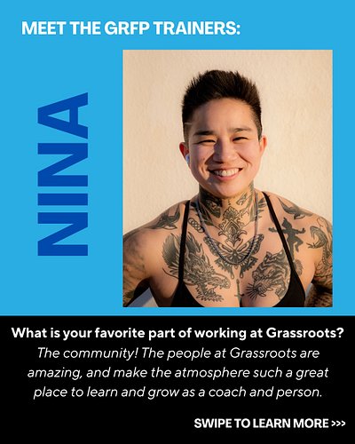 Meet Nina (@nina_fit23)! One of our newest trainers, Nina is already loved by her clients and Women’s Strength classes alike....