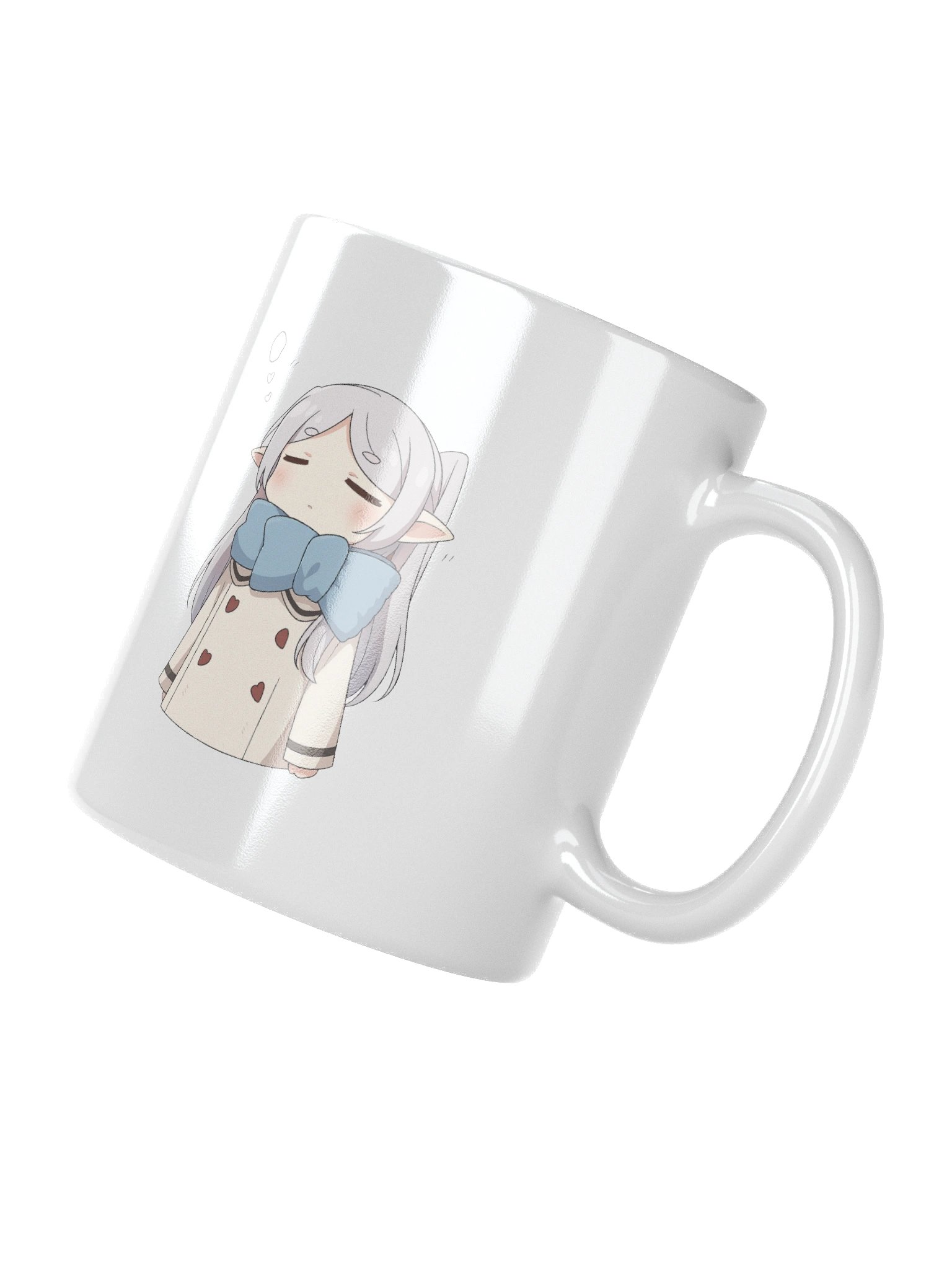 "Enchanted Elf Whispers" Frieren Inspired Heartwarming Anime Mug product image (3)