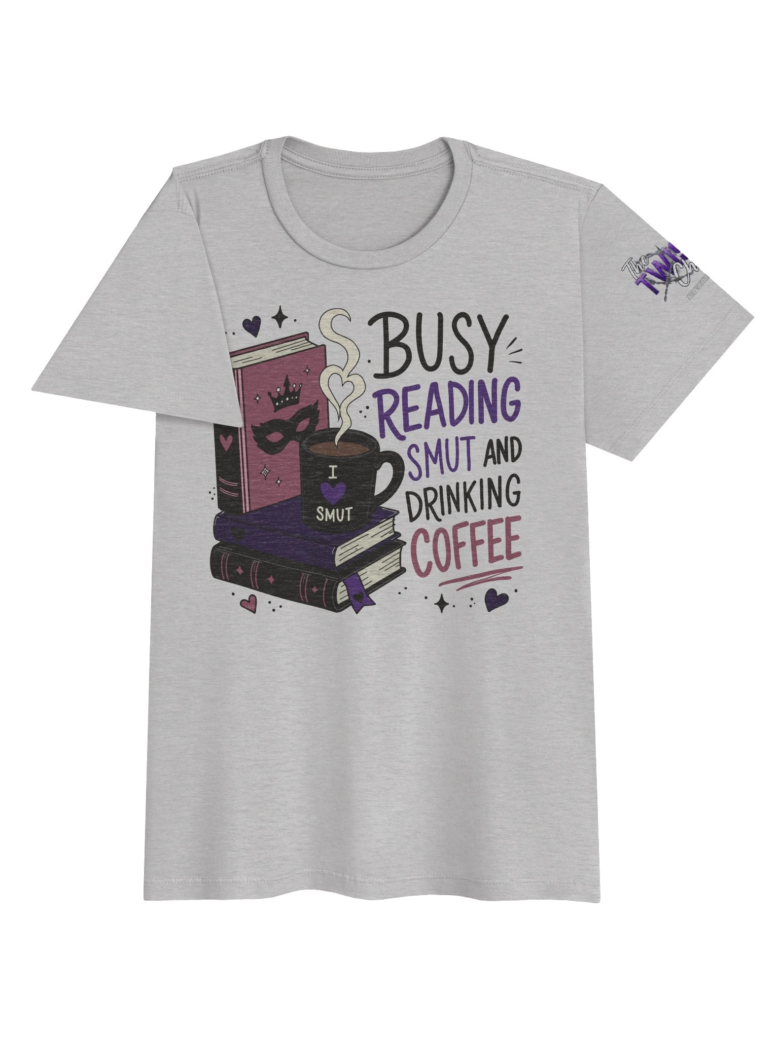 Busy Reading Smut and Drinking Coffee (Women's Soft Touch Tee) product image (3)