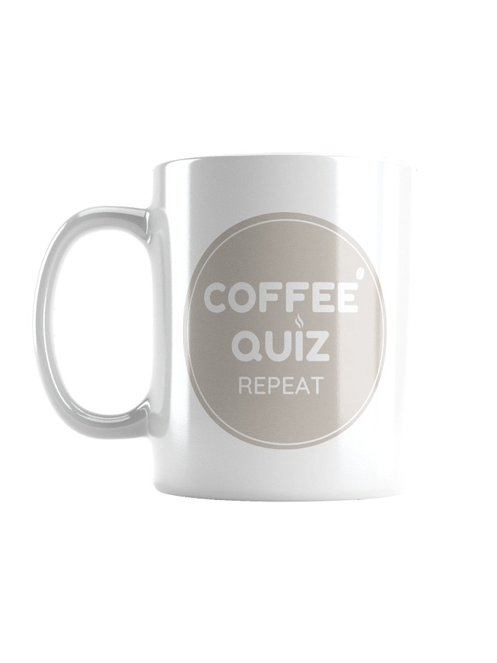 Coffee, Quiz, Repeat - Quizzes4U Mug - Latte-toned pastel product image (1)