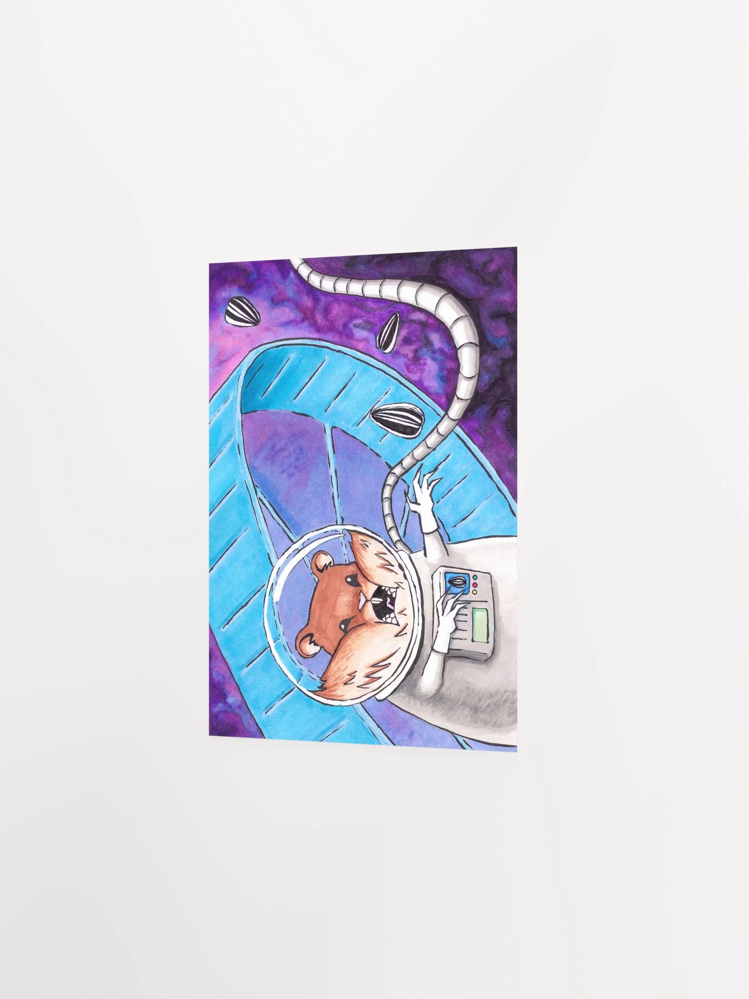 Space Hammy Print product image (2)