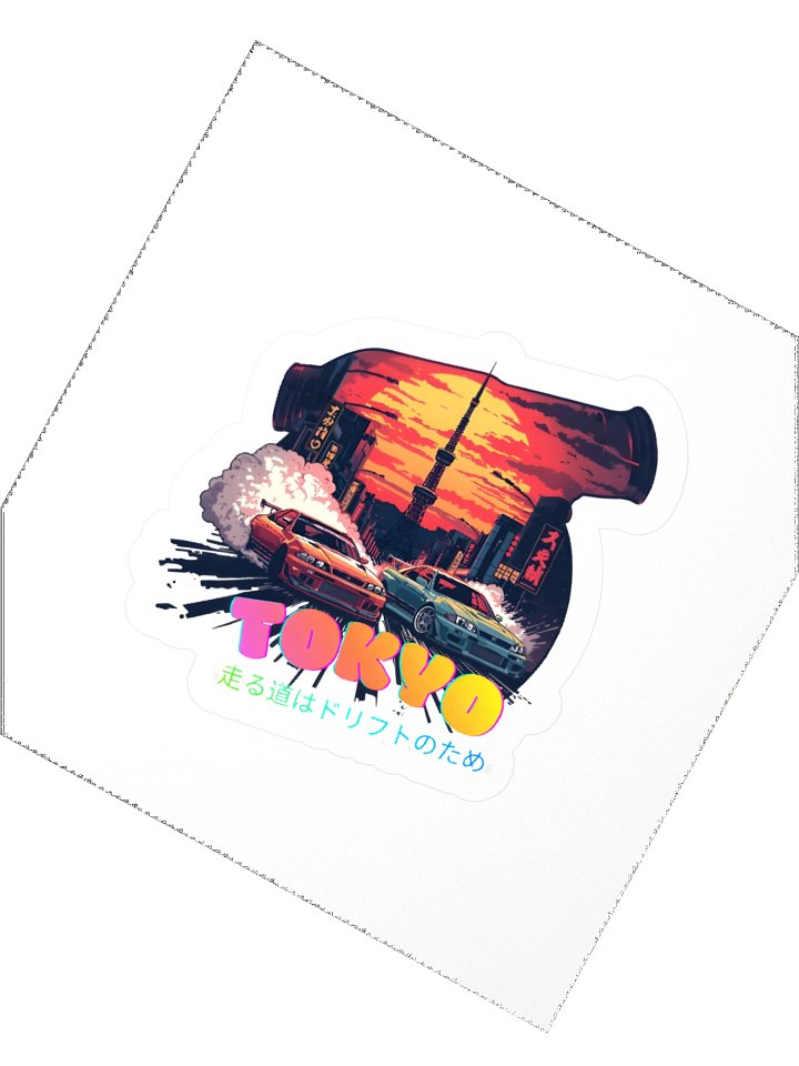 Boosted Bunny™ Drift Sunset Edition Sticker product image (2)