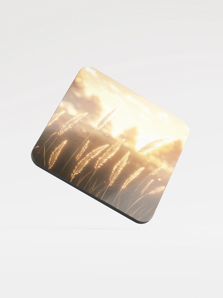 Sunset Glow - Glossed Cork Coaster product image (1)
