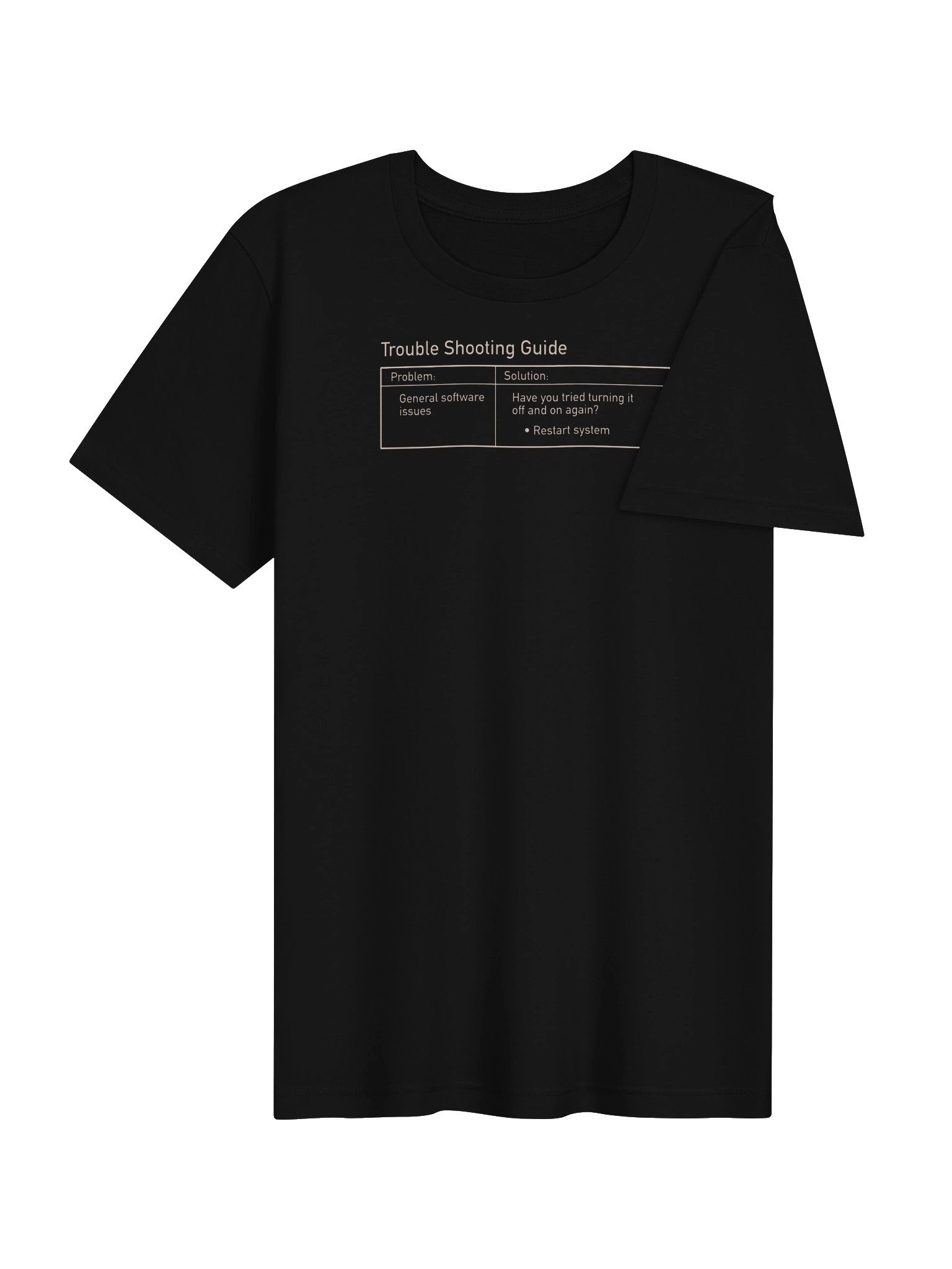 Trouble Shooting Guide Tee product image (5)