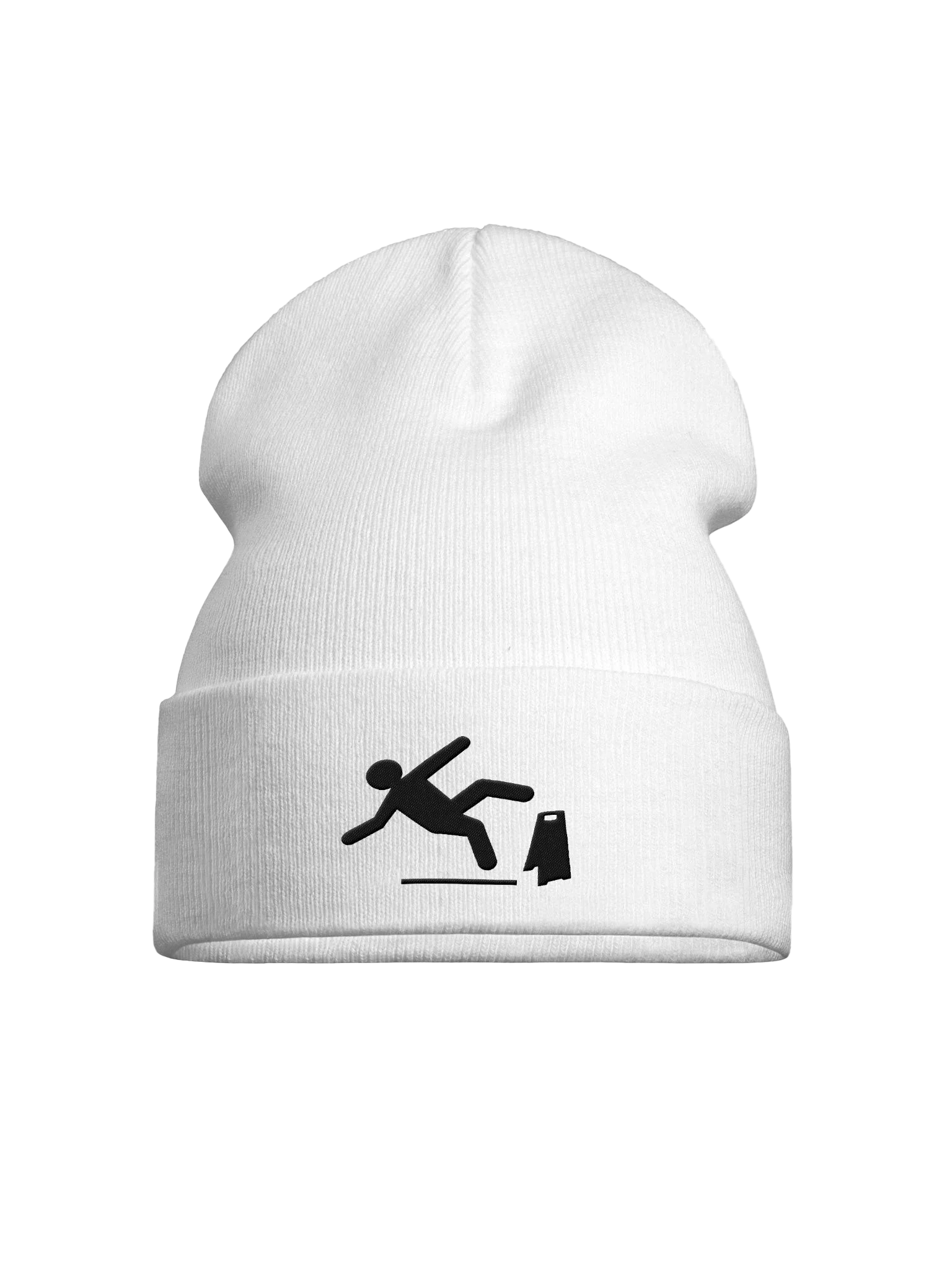 Wet Floor Bold Beanie (light mode) product image (1)