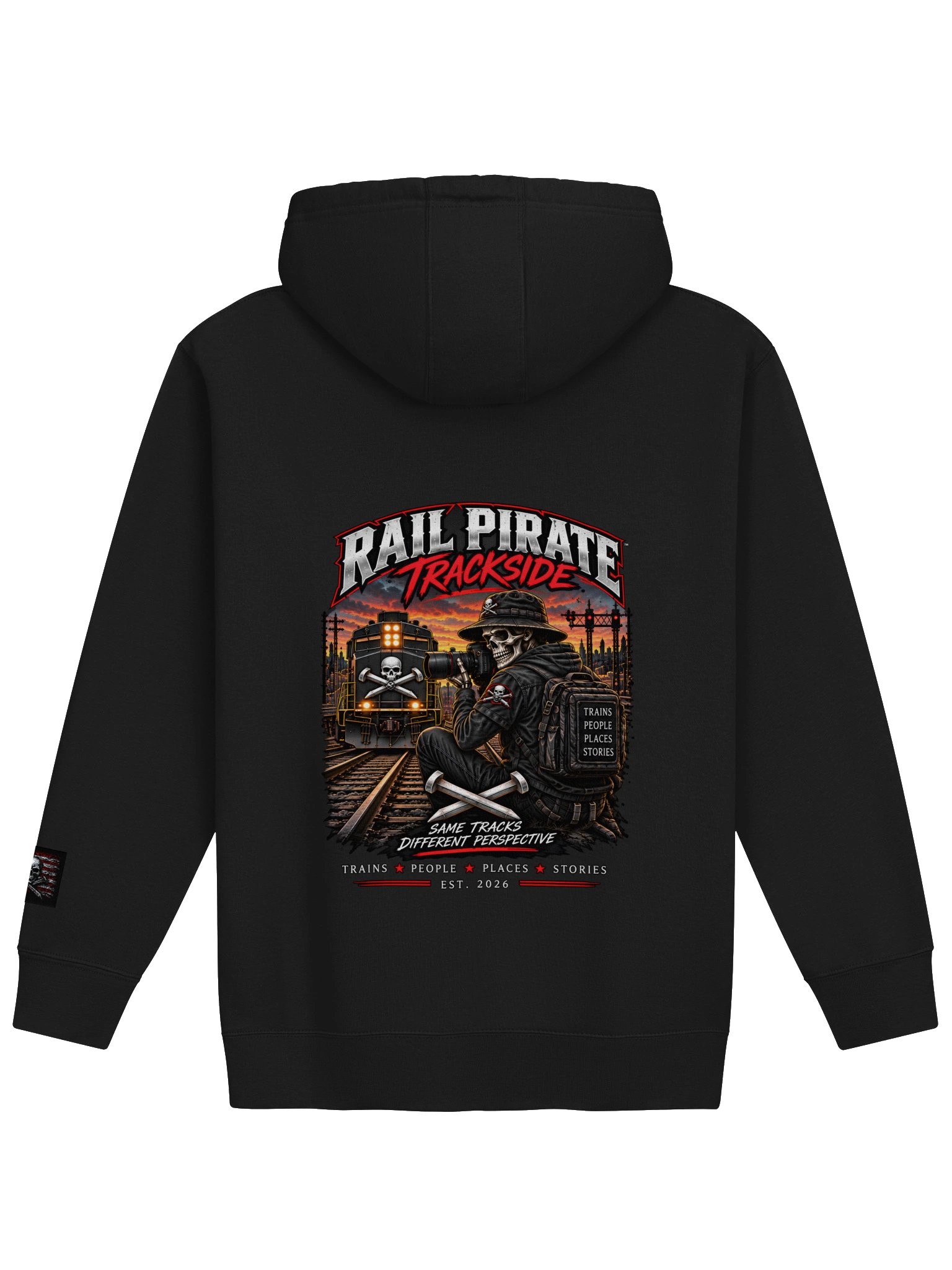 Rail Pirate Trackside™ Hoodie — Special Drop product image (2)