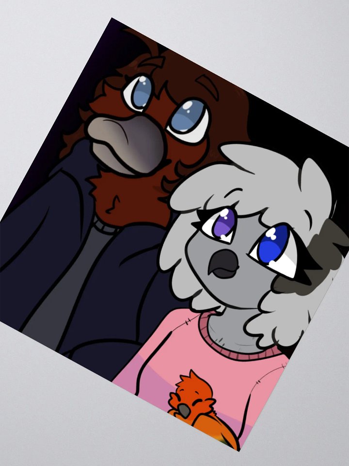 Duck and Chicken Sticker product image (2)