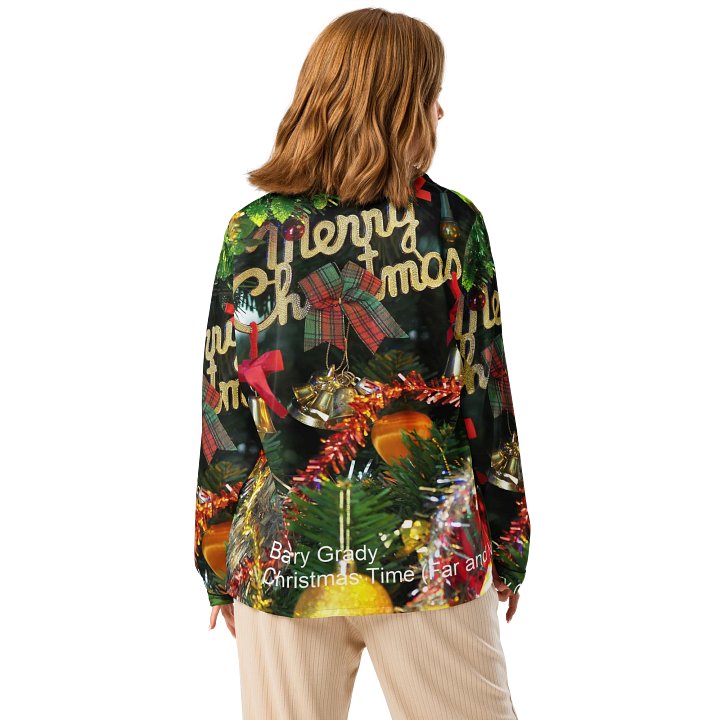 'Christmas Time (Far and Near)' Silky Pyjama Top product image (2)
