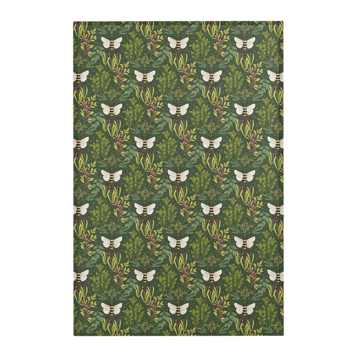 Bees and Foliage Area Rug product image (1)