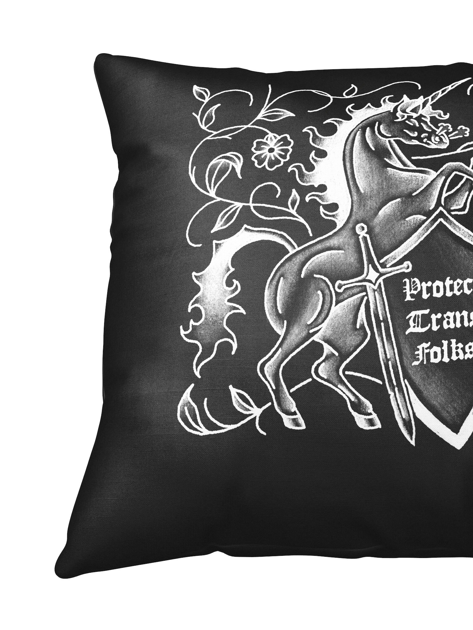 Protect Trans Folks Throw Pillow product image (3)