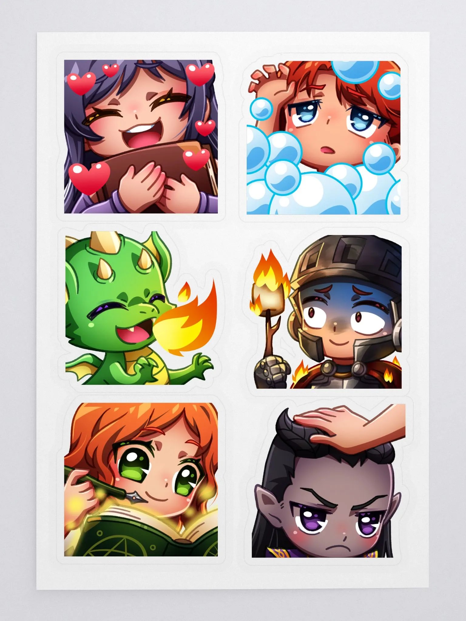 Legends and Librarians Sticker Sheet 1 product image (3)