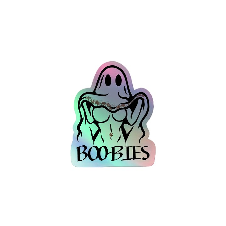 Boobies Ghost Kiss-Cut Sticker Sheet product image (1)