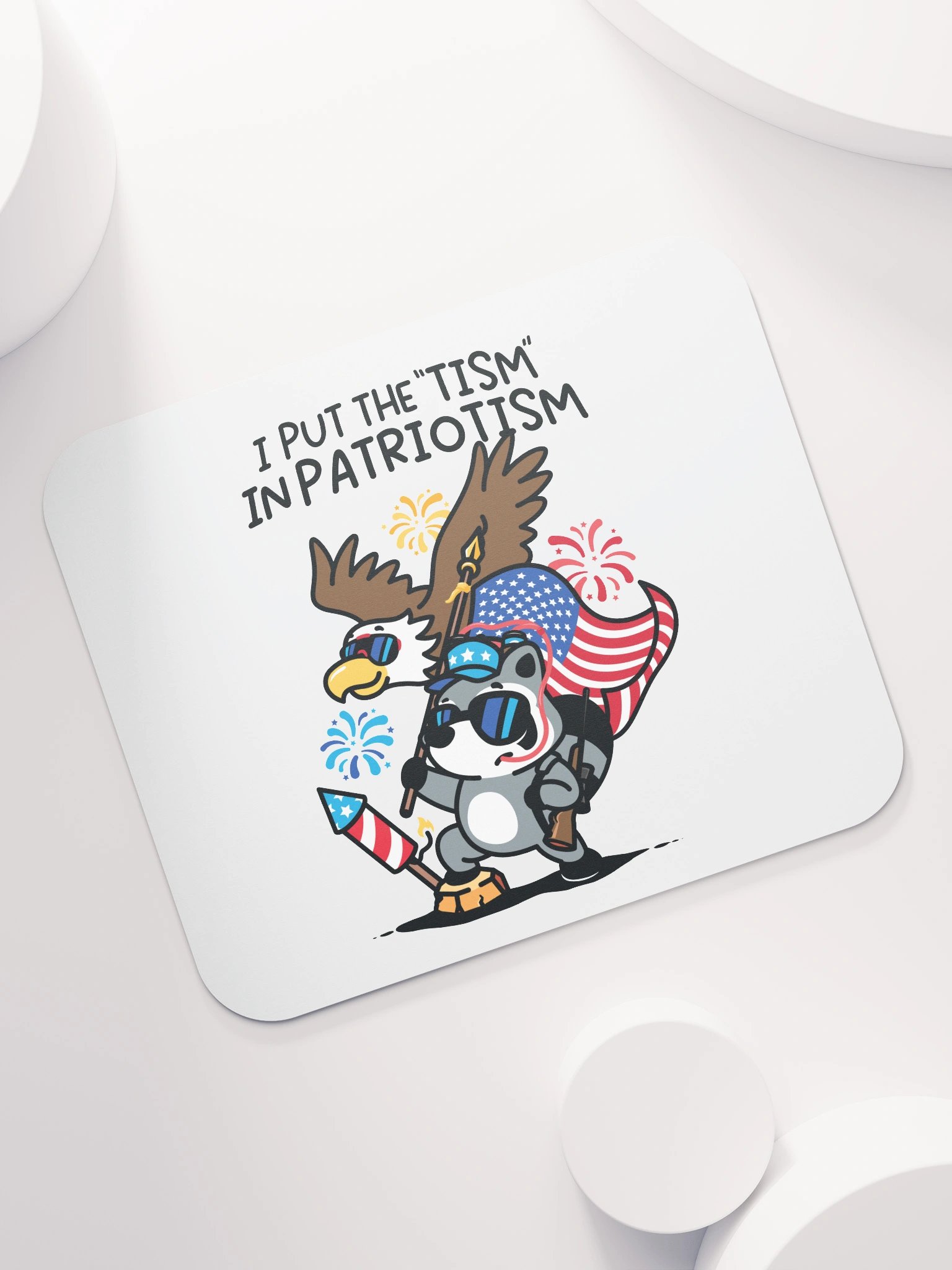 'Tism In Patriotism Mousepad product image (7)
