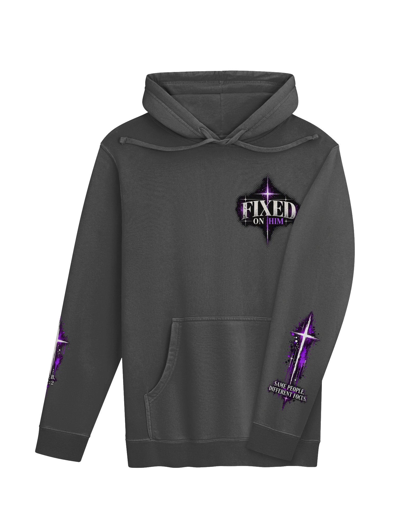 FIXED ON HIM — Pigment Dyed Statement Hoodie product image (4)