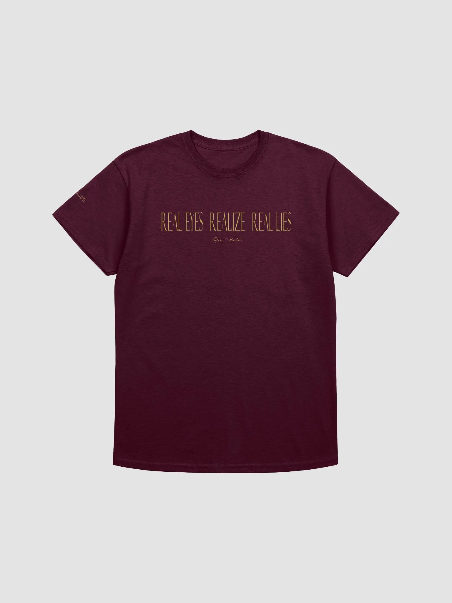 Real Eyes Realize Real Lies w/Cross - Tupac - Gildan Heavyweight T-Shirt product image (2)