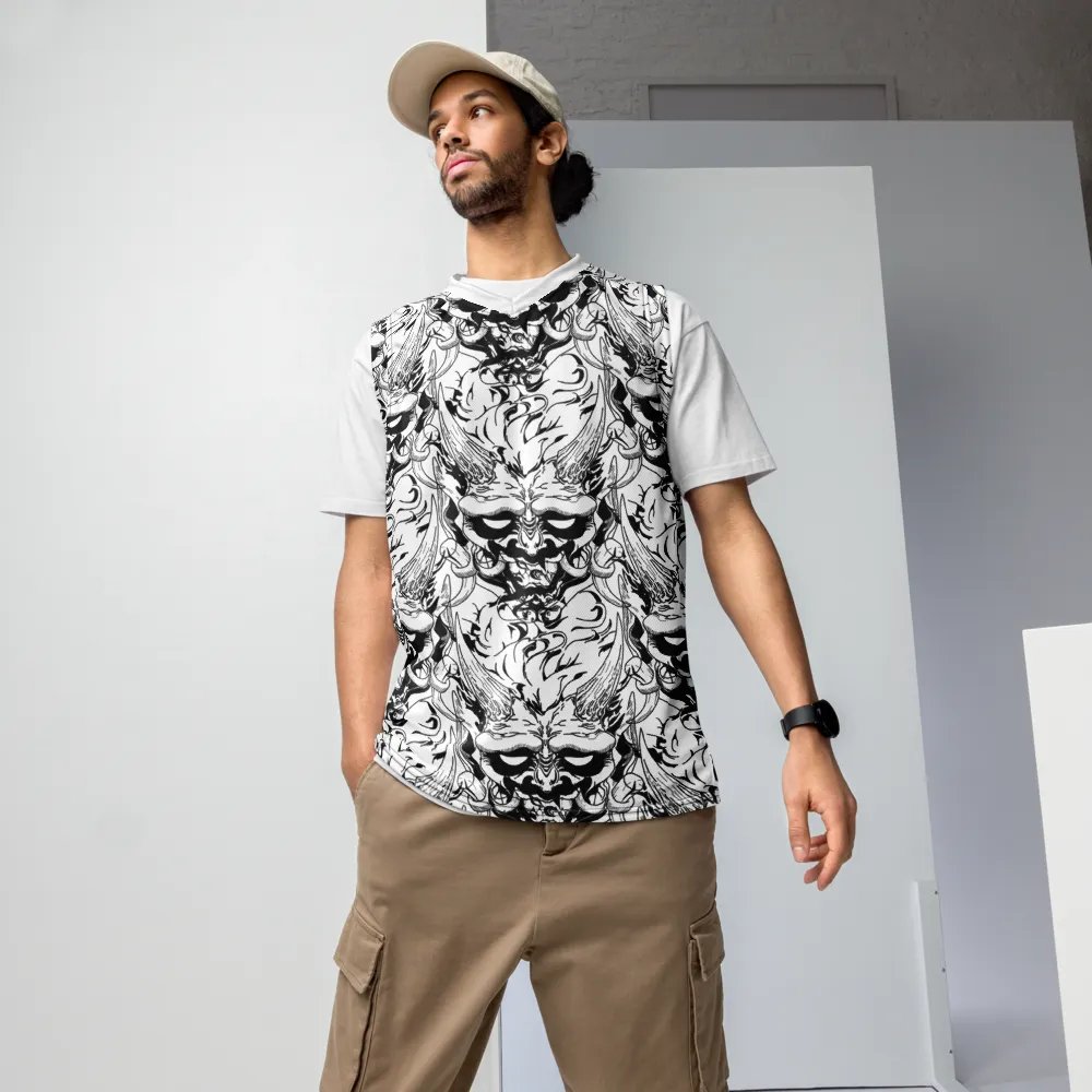 [ ONIFACE ] WHITE /BLACK Basketball Jersey // SYN product image (5)