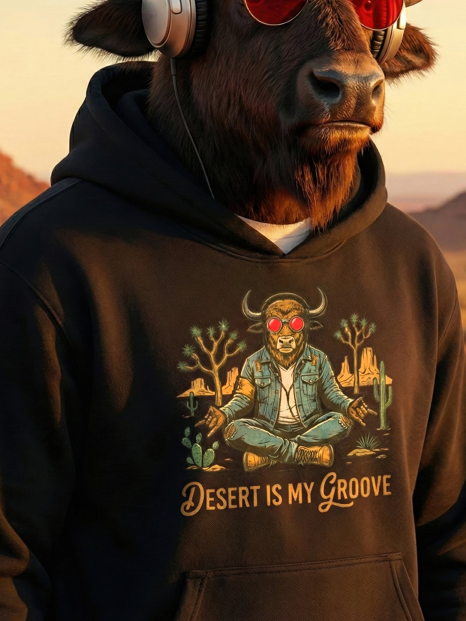 "Desert Is My Groove" Oversized Hoodie product image (1)