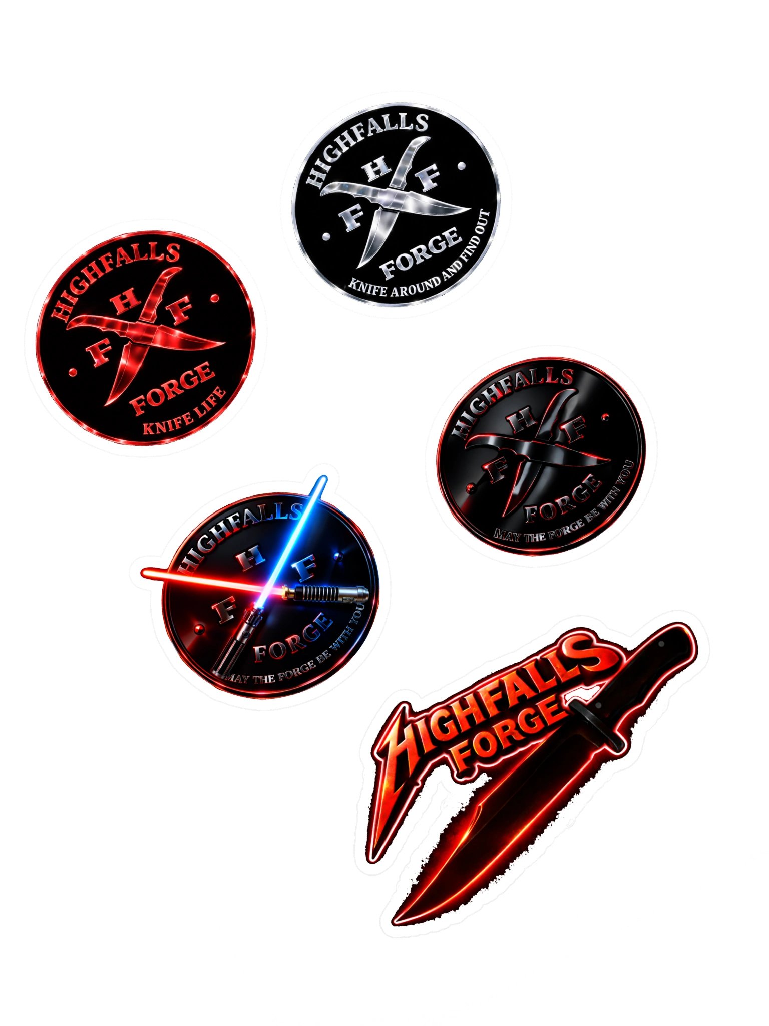Some sweet HighFalls Forge stickers product image (1)