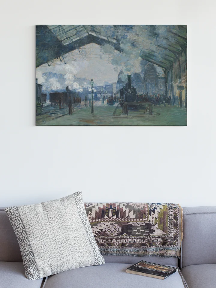 Arrival of the Normandy Train, Gare Saint-Lazare (Claude Monet) Canvas product image (1)