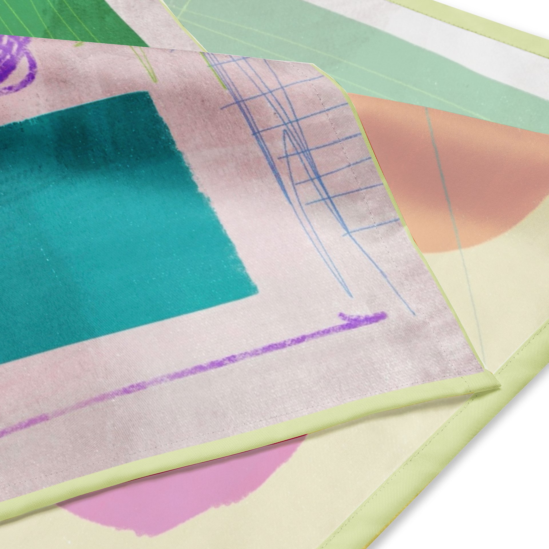 Playful Abstract Art Print Bandana product image (5)