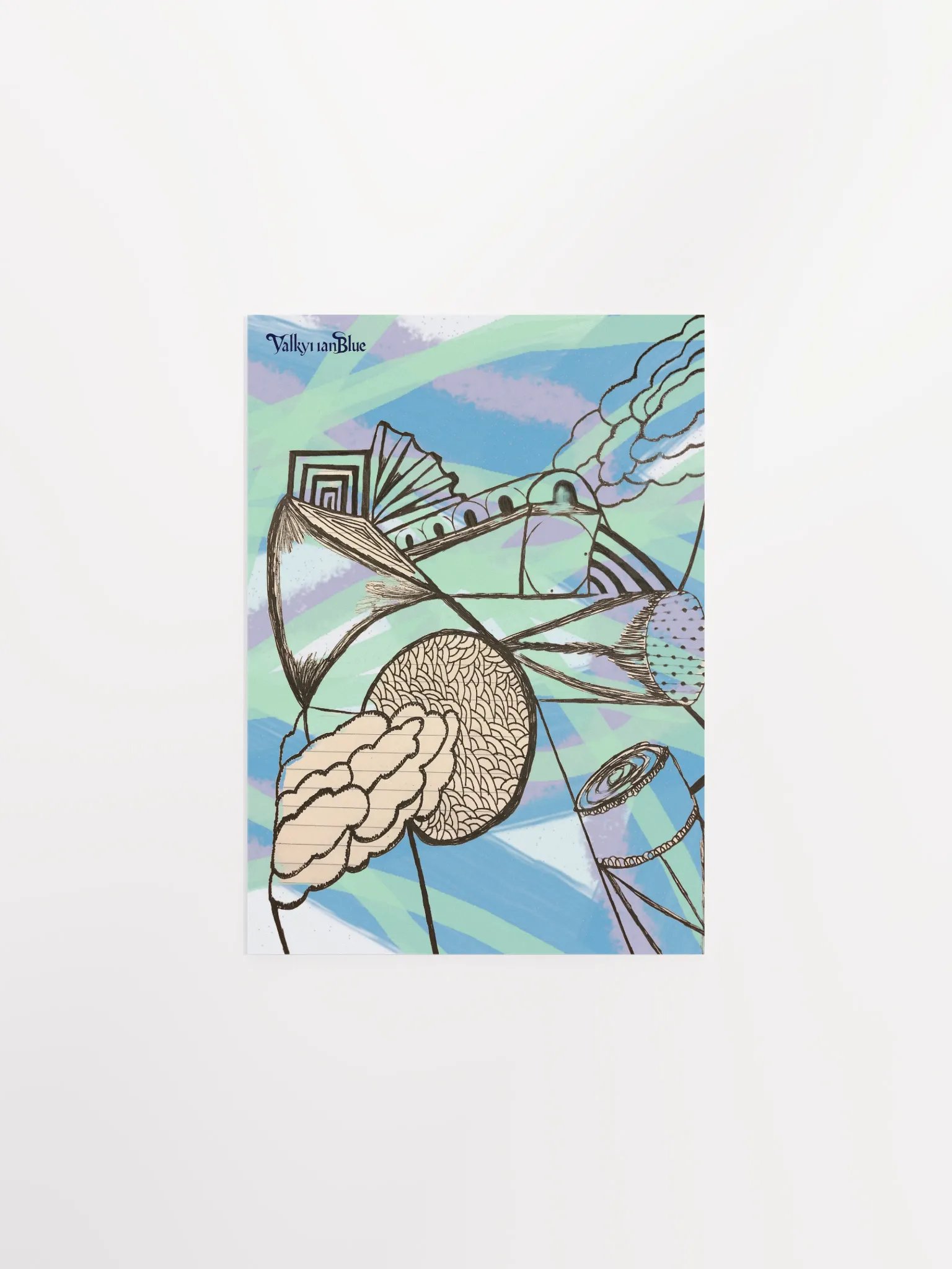 Whimsical Architectural Zentangle Poster product image (2)