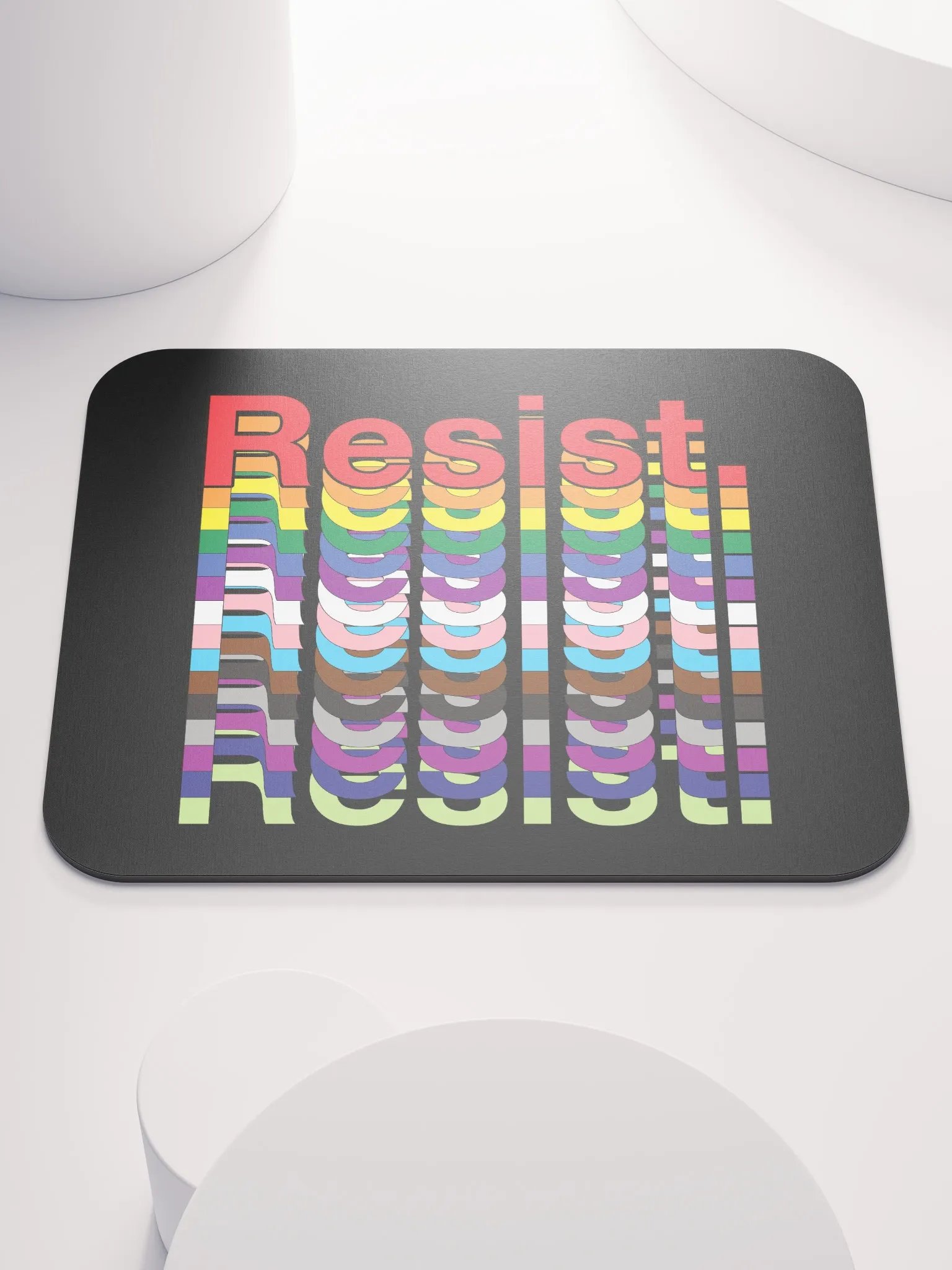 Resist - Rainbow Mousepad product image (1)