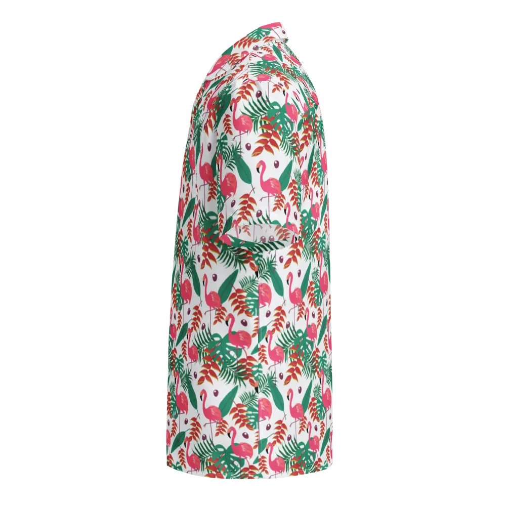 Flamingo Tropical Vibes Hawaiian Shirt product image (8)