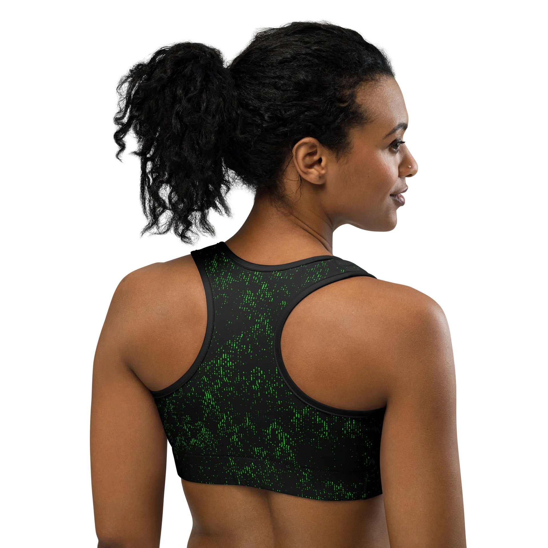 Pixel Trees Sports Bra product image (4)