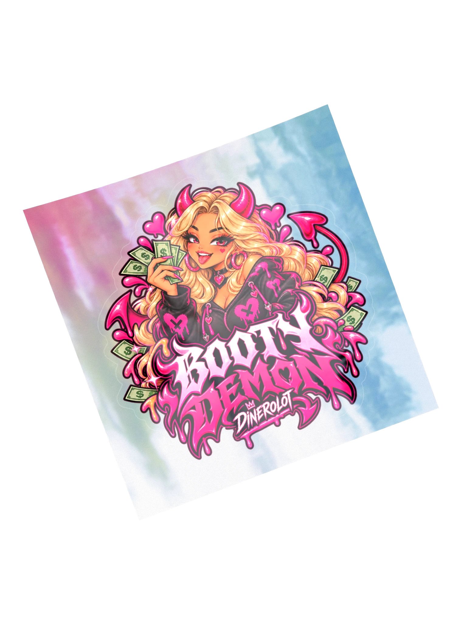 DINEROLOT Holographic Sticker Sheet - Blonde product image (5)