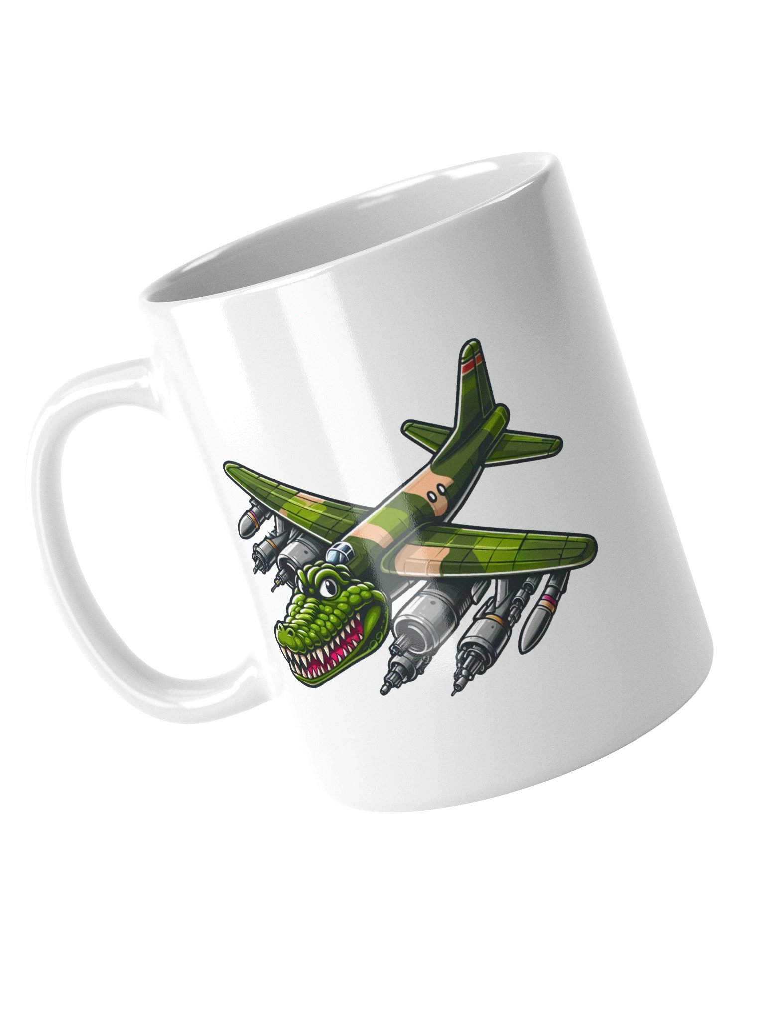 Bombardiro Crocodilo Mug – Brainrot Fanart Cartoon product image (8)