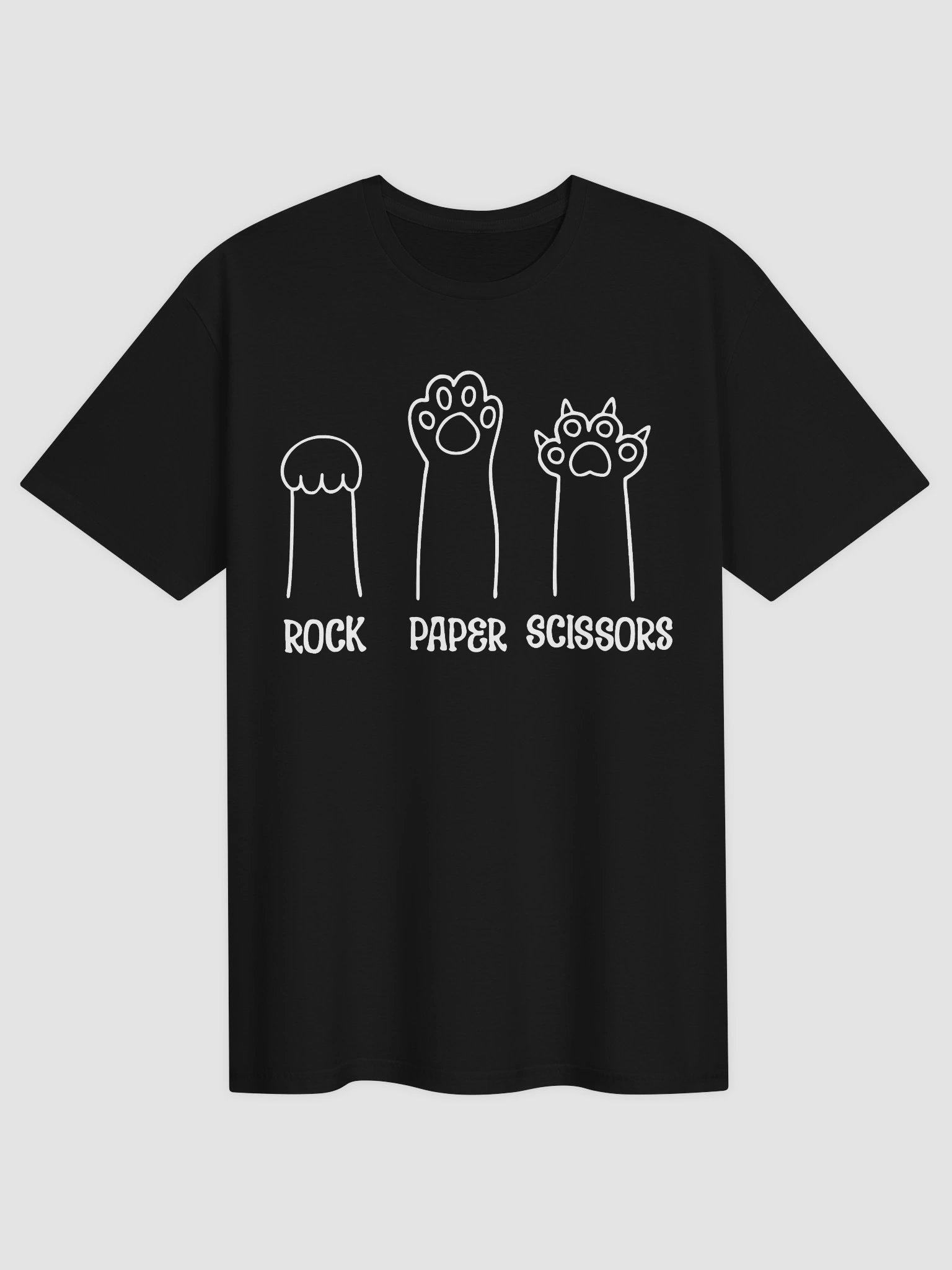 Rock Paper Scissors Cat Paw Shirt product image (1)
