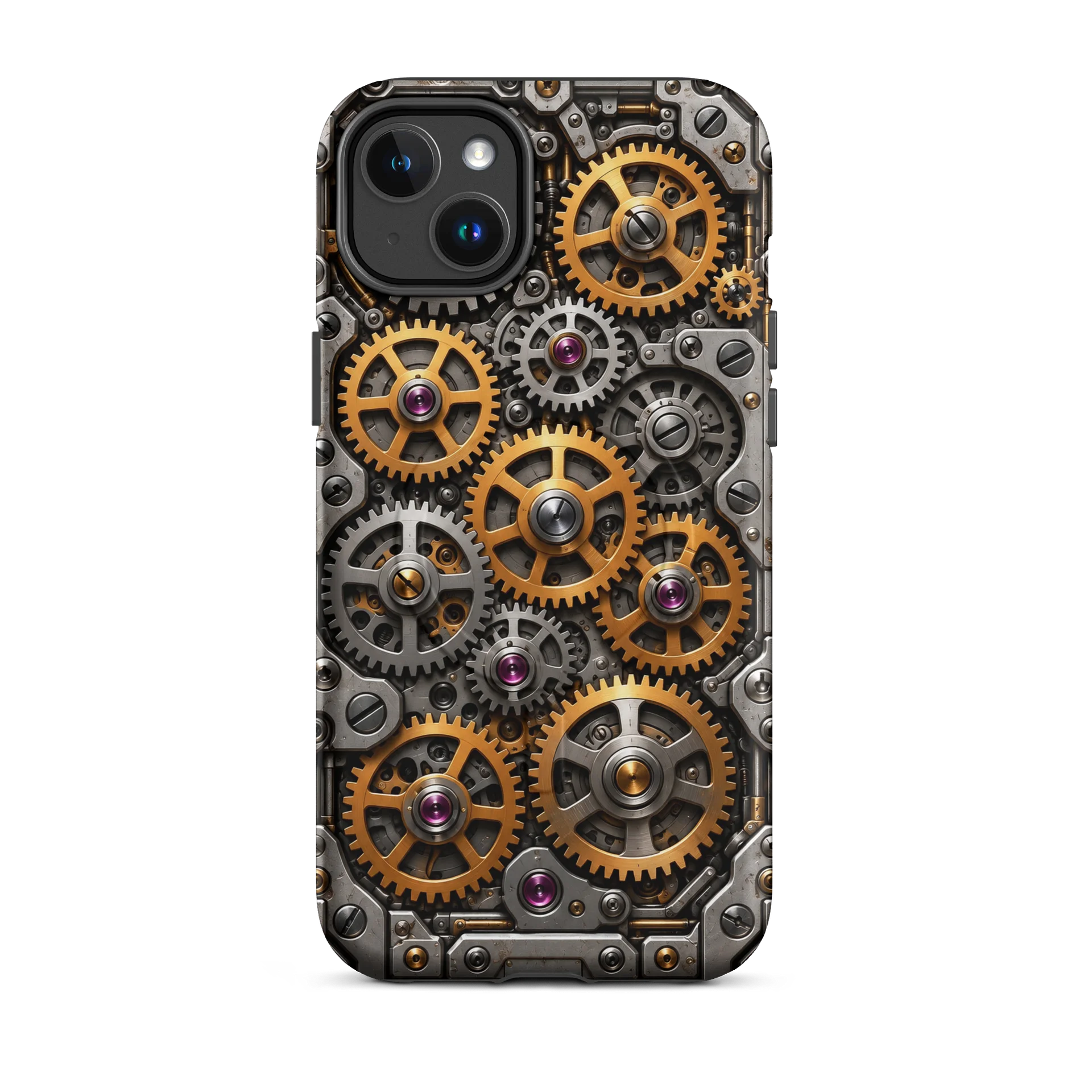Steampunk Gearworks - Mechanical Gears & Industrial Design - MagSafe® Tough Case for iPhone® Cell Phones product image (2)