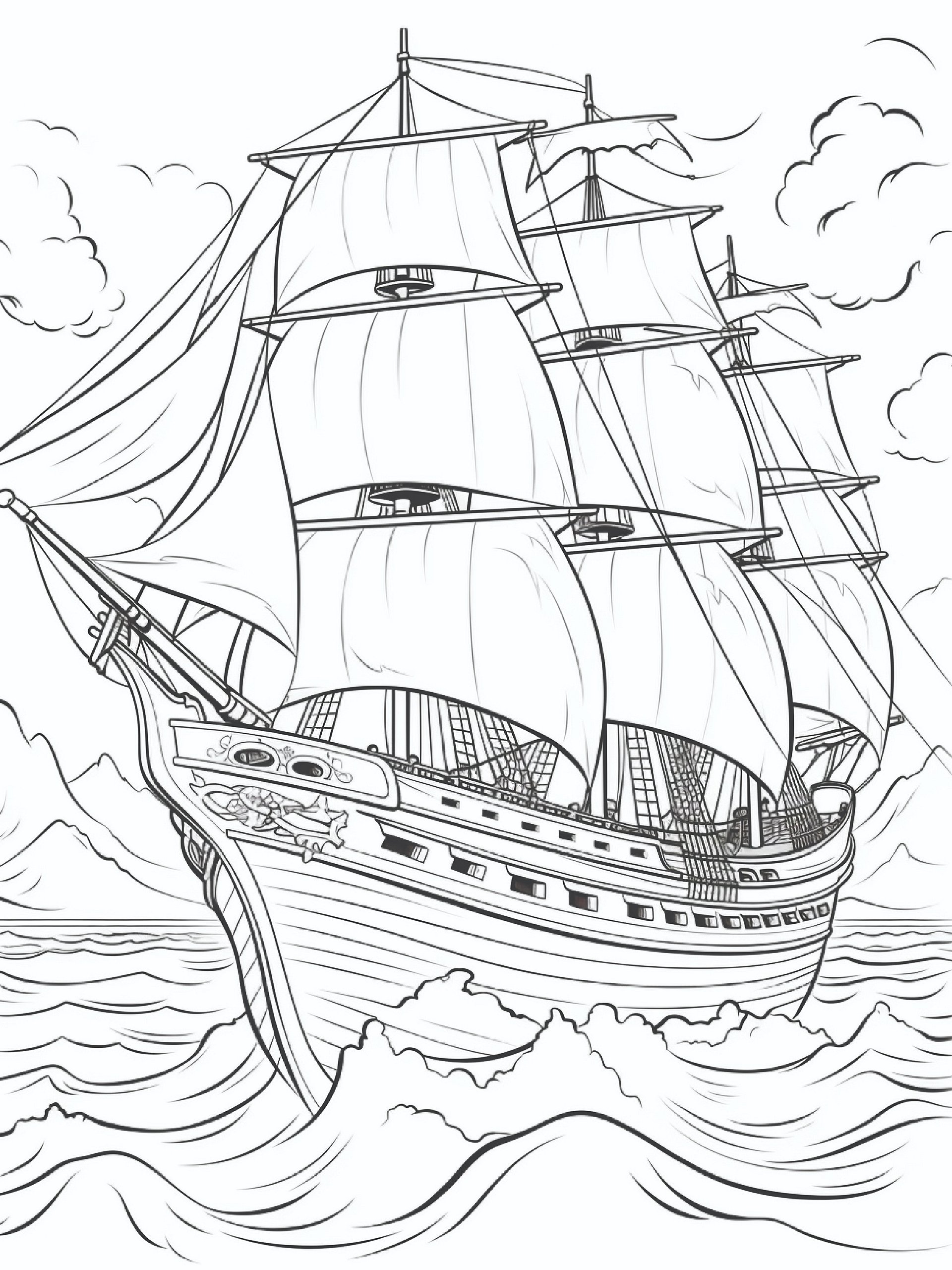 Ultimate Pirate Coloring Book for Kids product image (3)
