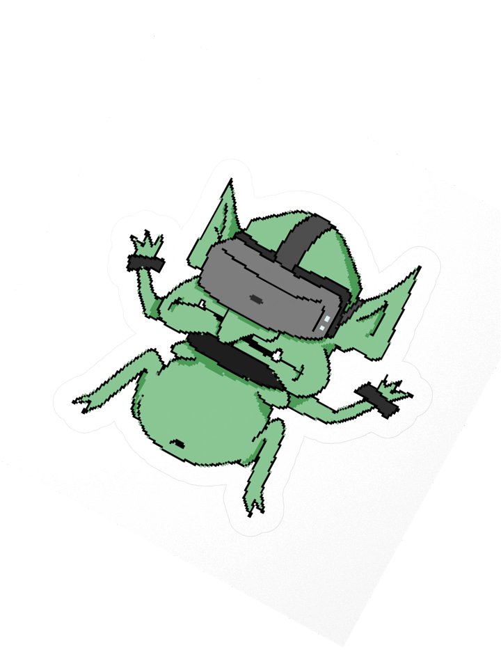 Abuse Goblin VR Sticker product image (2)