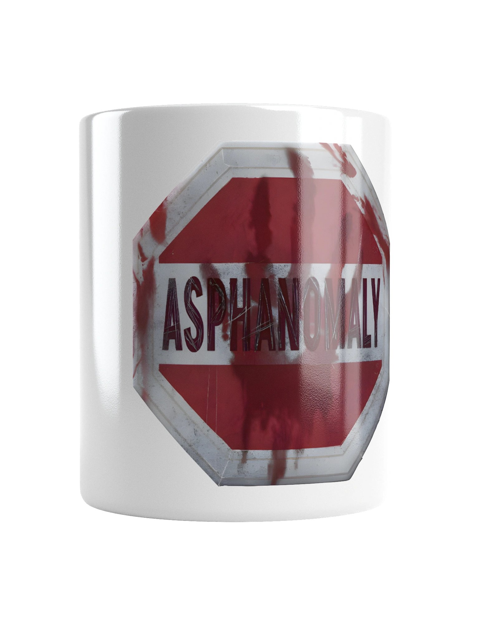 ASPHANOMALY Stop Sign White Mug product image (6)