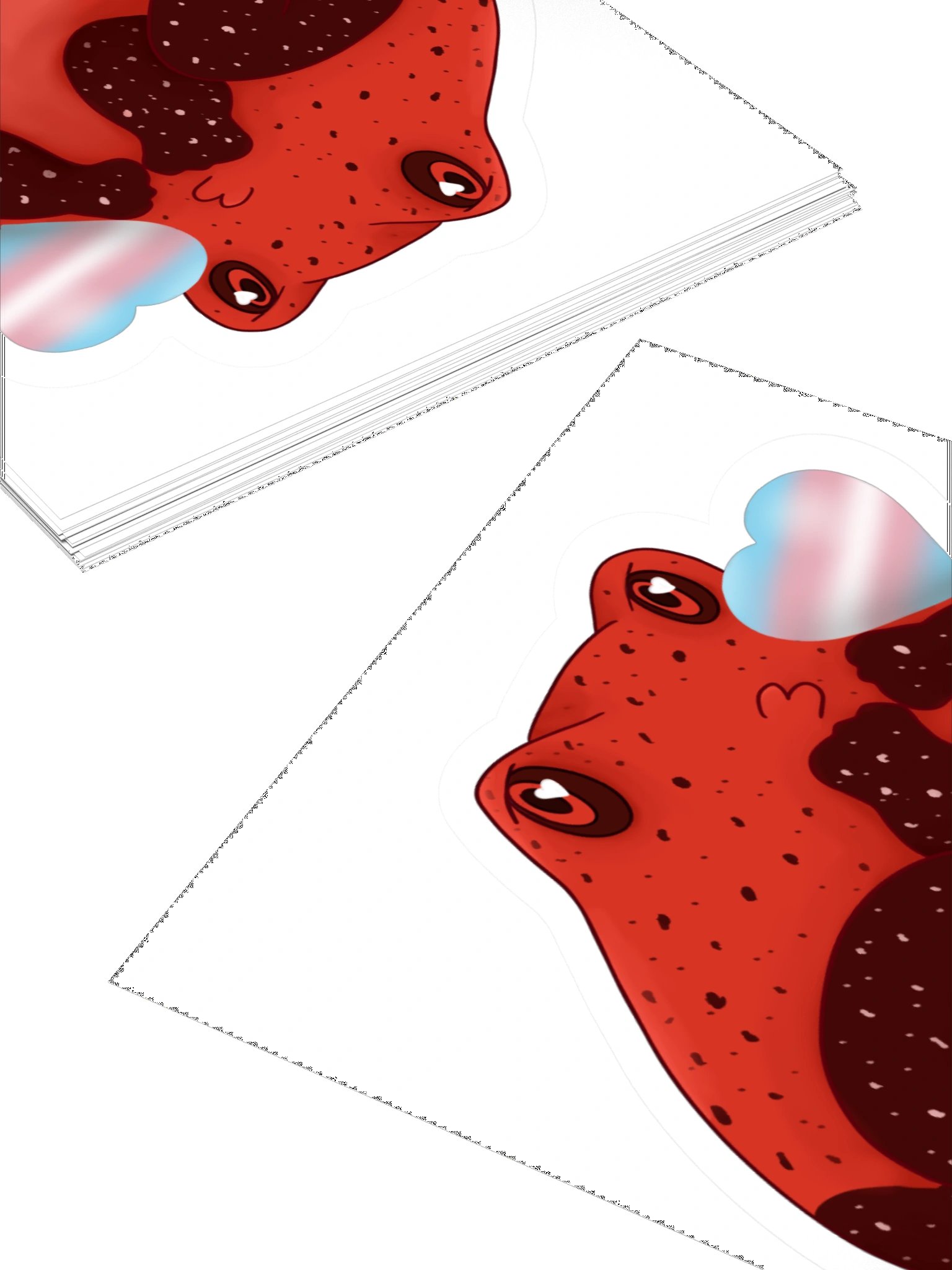 Trans Pride Frog Kiss product image (10)