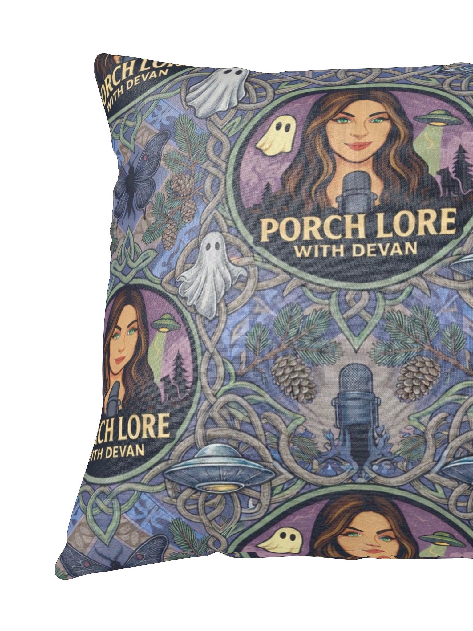 PORCH LORE DEVAN PERIWINKLE MOTH THROW PILLOW product image (5)