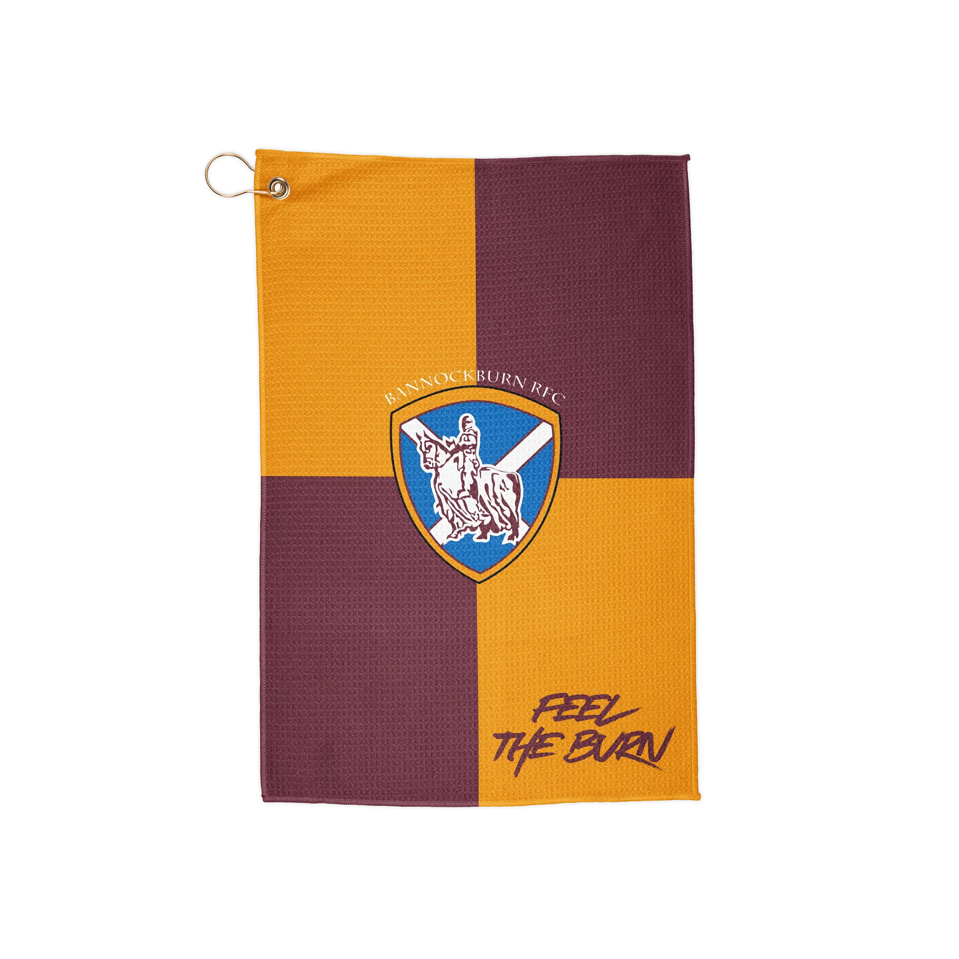 Bannockburn RFC Feel the Burn Golf Towel product image (1)