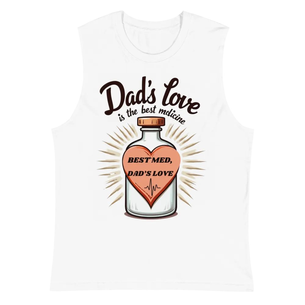 Dad's Love Muscle Tank product image (2)