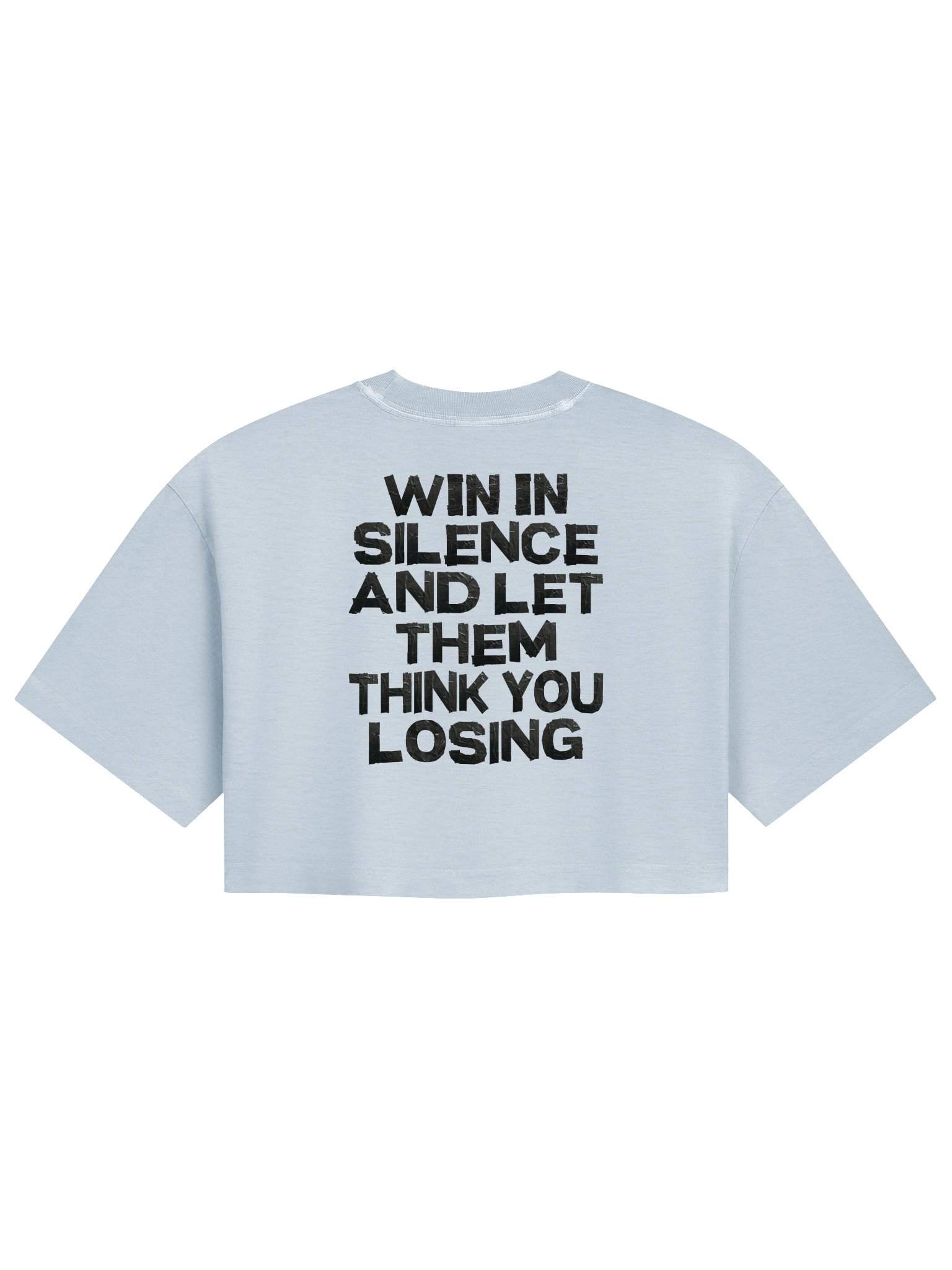 Win In Silence Ladies Crop Tee product image (2)
