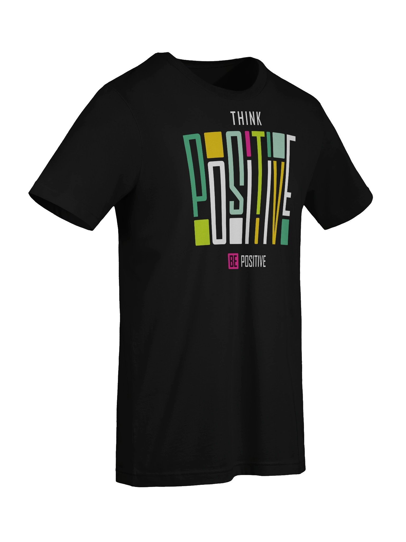 Think Positive Typography Graphic T-Shirt product image (72)