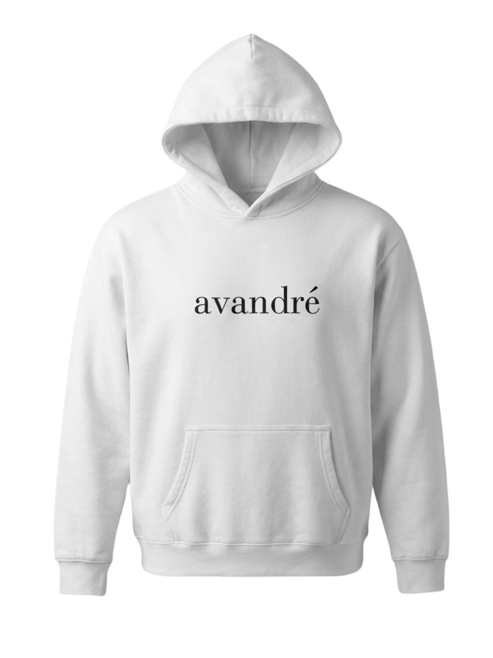 Avandre' Branded White Hoodie product image (1)