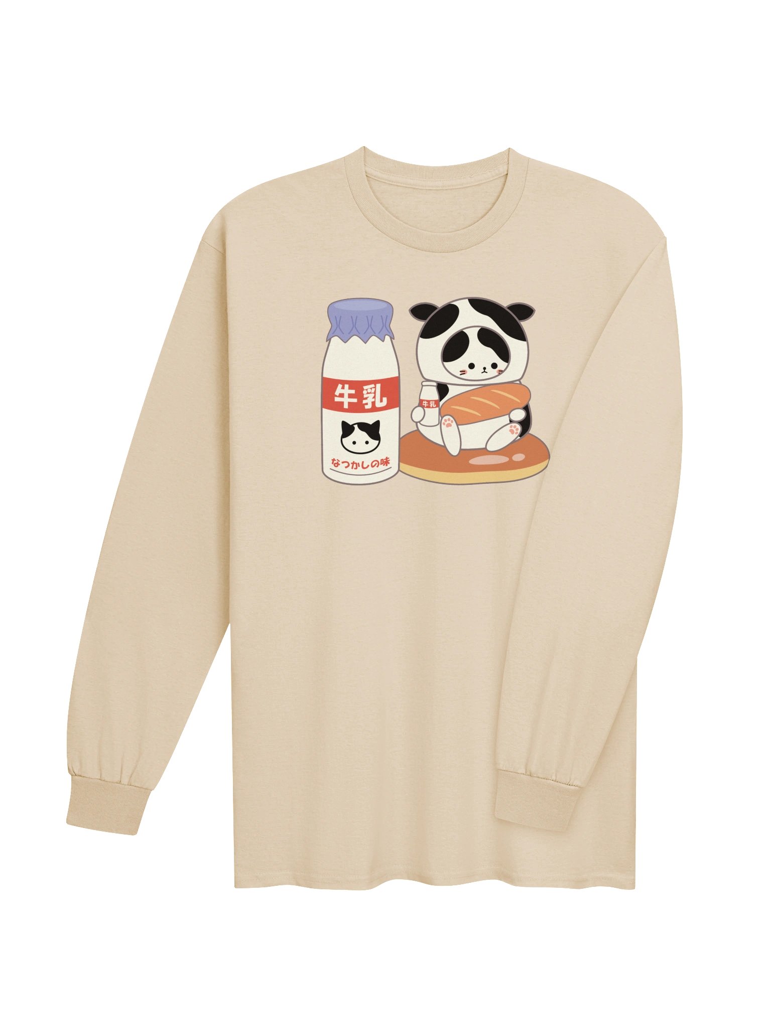 Milk Cat - Unisex Adult Long Sleeve T-shirt product image (3)