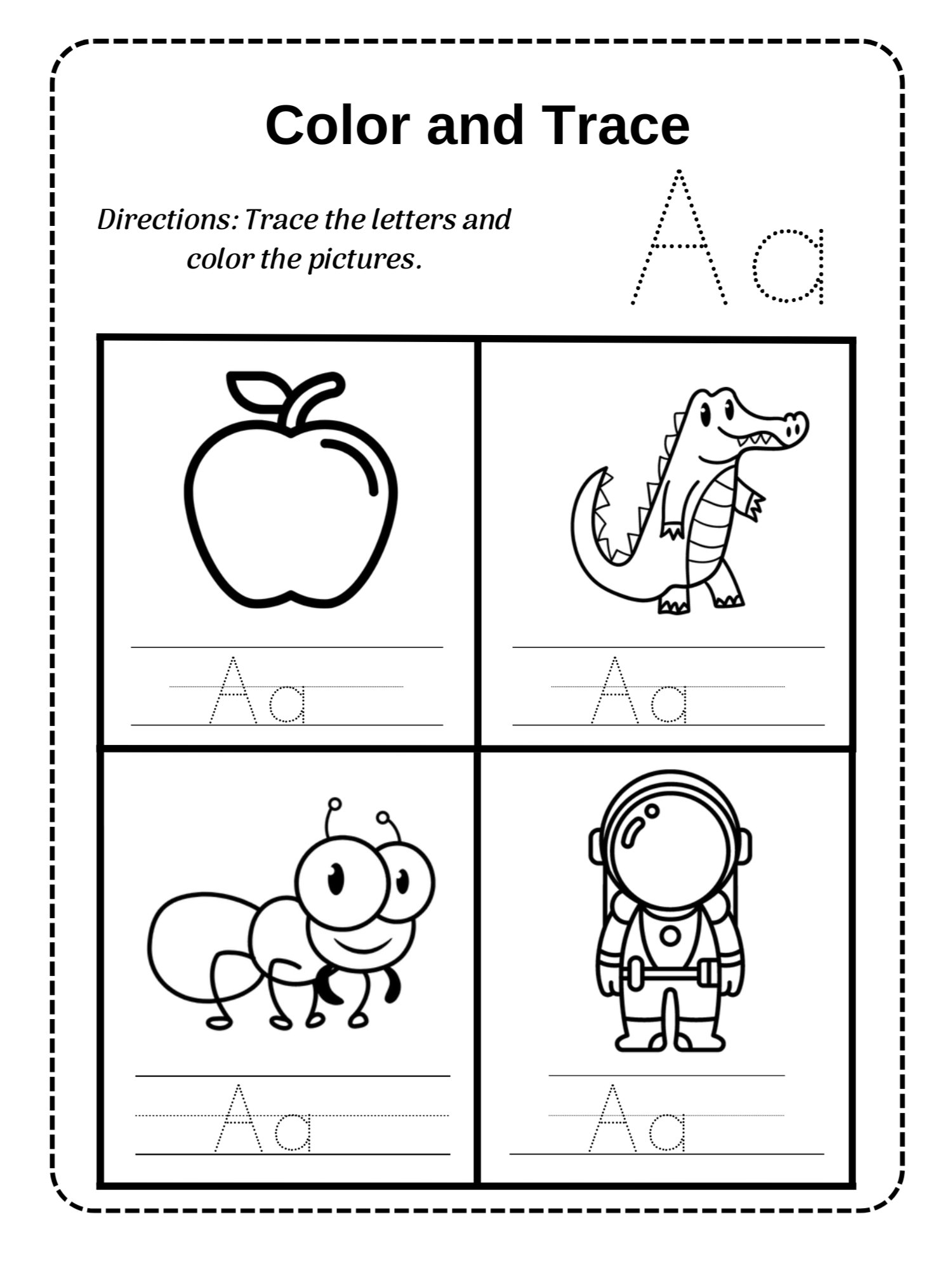 Color And Trace Workbook product image (2)