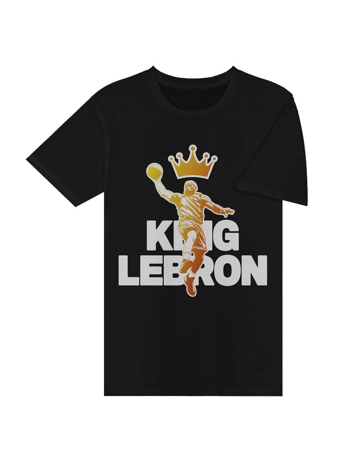 "King LeBron" Premium Unisex T-Shirt product image (2)
