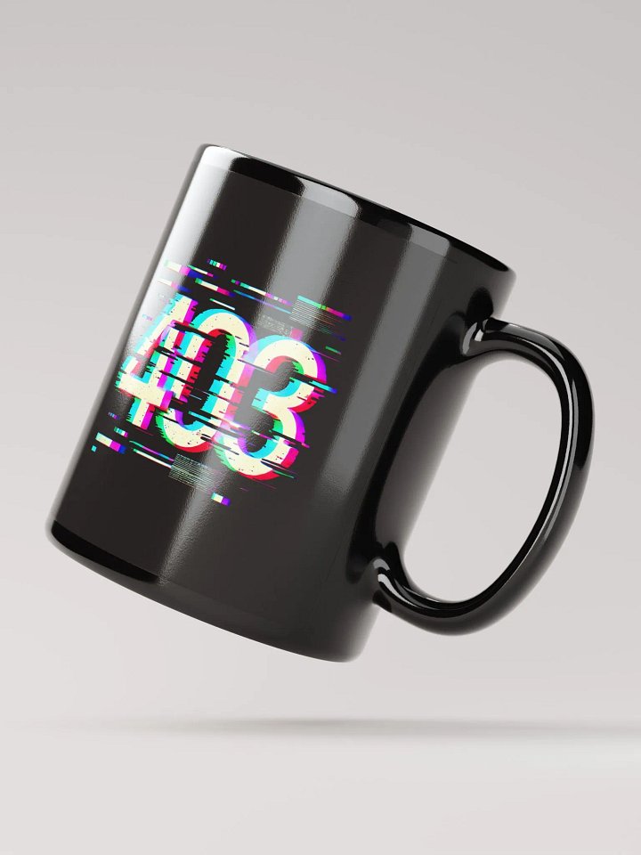403 Error Code Black Mug product image (2)